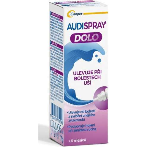 Audispray Dolo ušní kapky 7 g